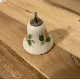 Vintage Desert Rose Bell Ornament