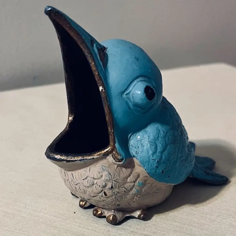 Vintage Antimony Lead Bird 17