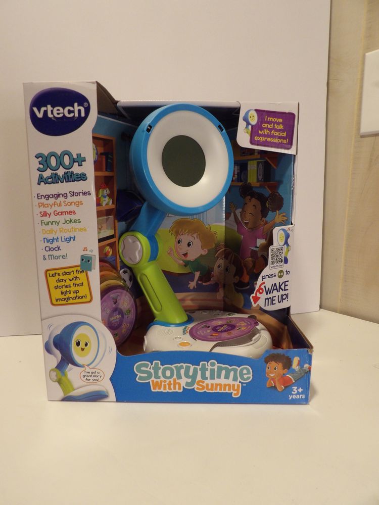 *+ VTech Storytime w/ Sunny Interactive Learning Toy w/ Stories & Fun Green Blue