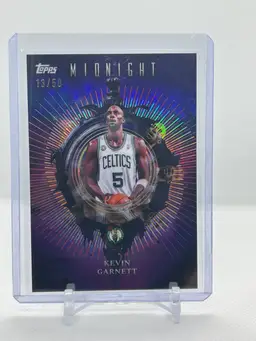 Kevin Garnett 2025-2026 Topps Midnight Insomnia Insert Summer Solstice /50 Boston Celtics