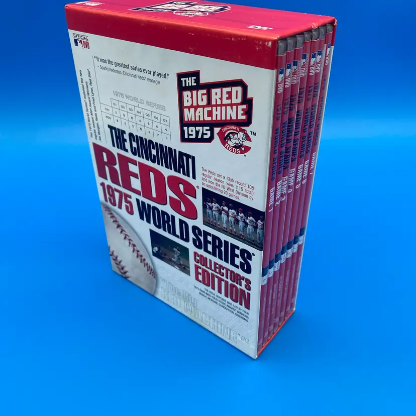 MLB Cincinnati Reds Big Red Machine 1975 World Series Collector Edition DVD Set