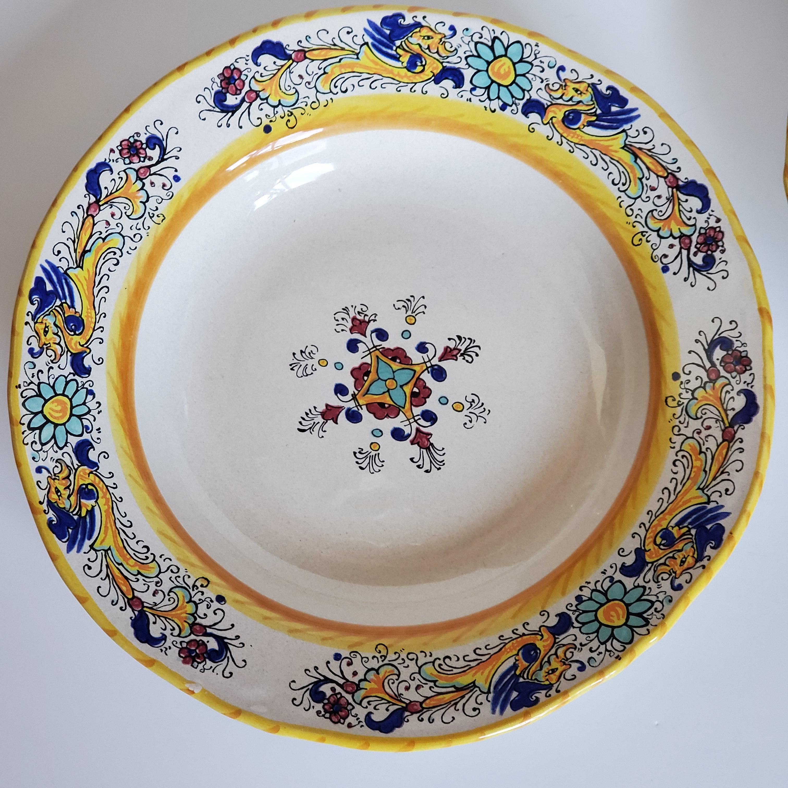 Two La Meridiana Ceramic Italian Plates