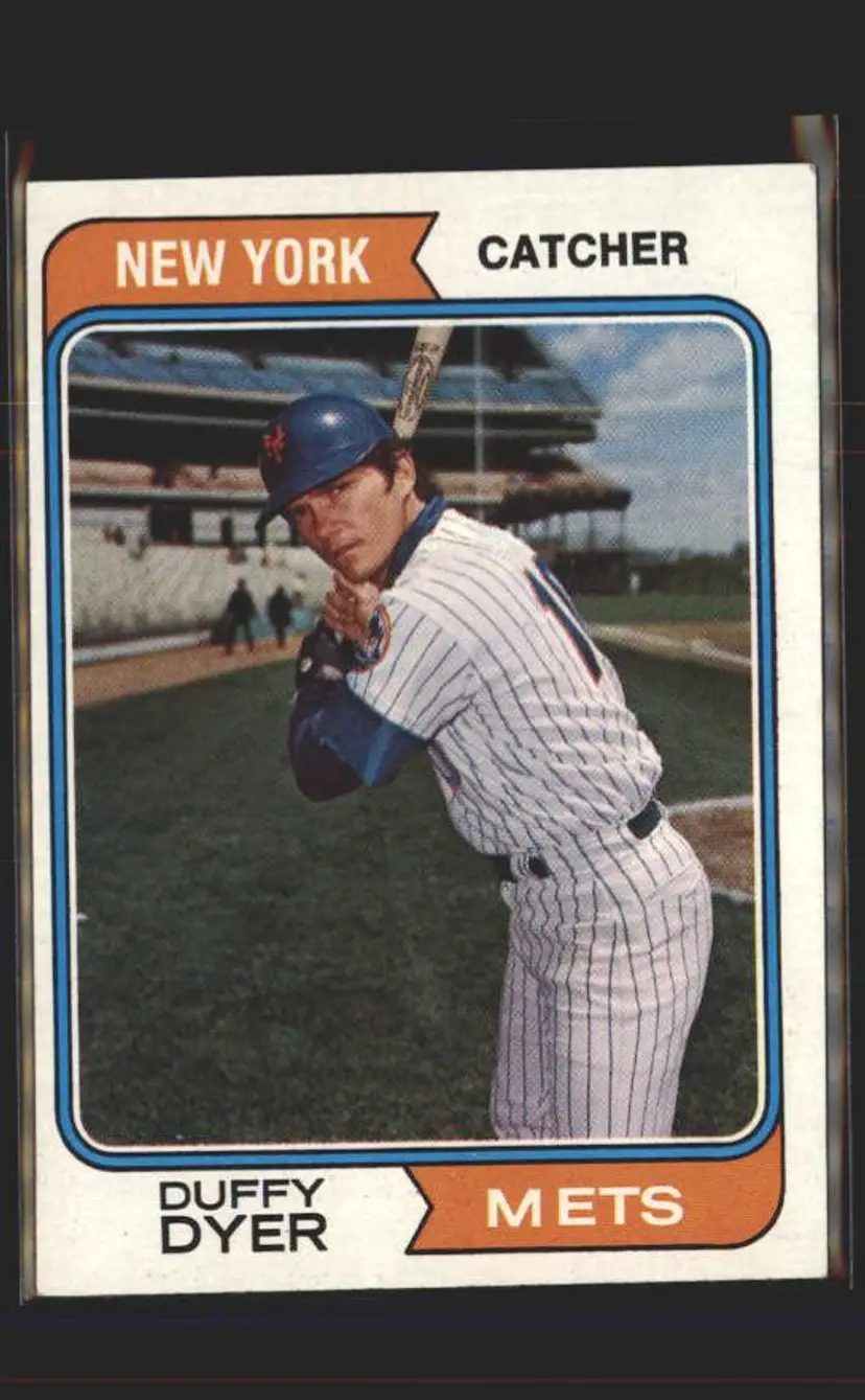 1974 Topps #536 Duffy Dyer - (pk5) - New York Mets
