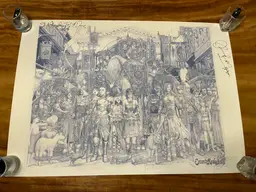 Far Pavilions Trail of Dead Poster Signed Conrad Reely Century of Self