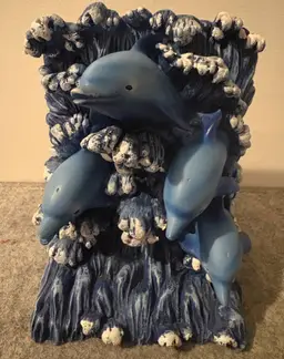 Beautiful Dolphin Bookend # 3233