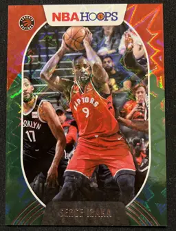 Serge Ibaka 2020-21 Panini NBA Hoops Green Explosion /89 #50 Toronto Raptors