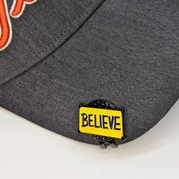 Fun, Unique, Ted Lasso "Believe" Ball Marker with Magnetic Hat Clip