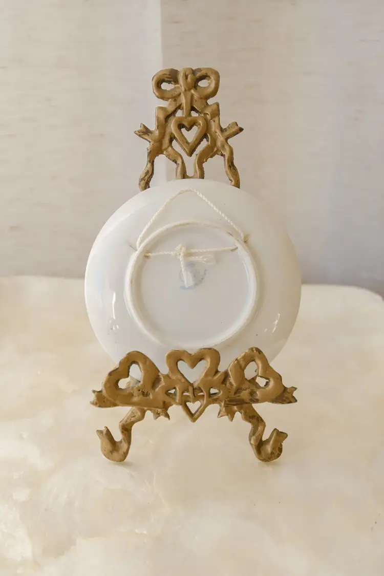 Vintage Ucagco Occupied Japan Hand Painted Plate Beautiful Roses Floral Dish