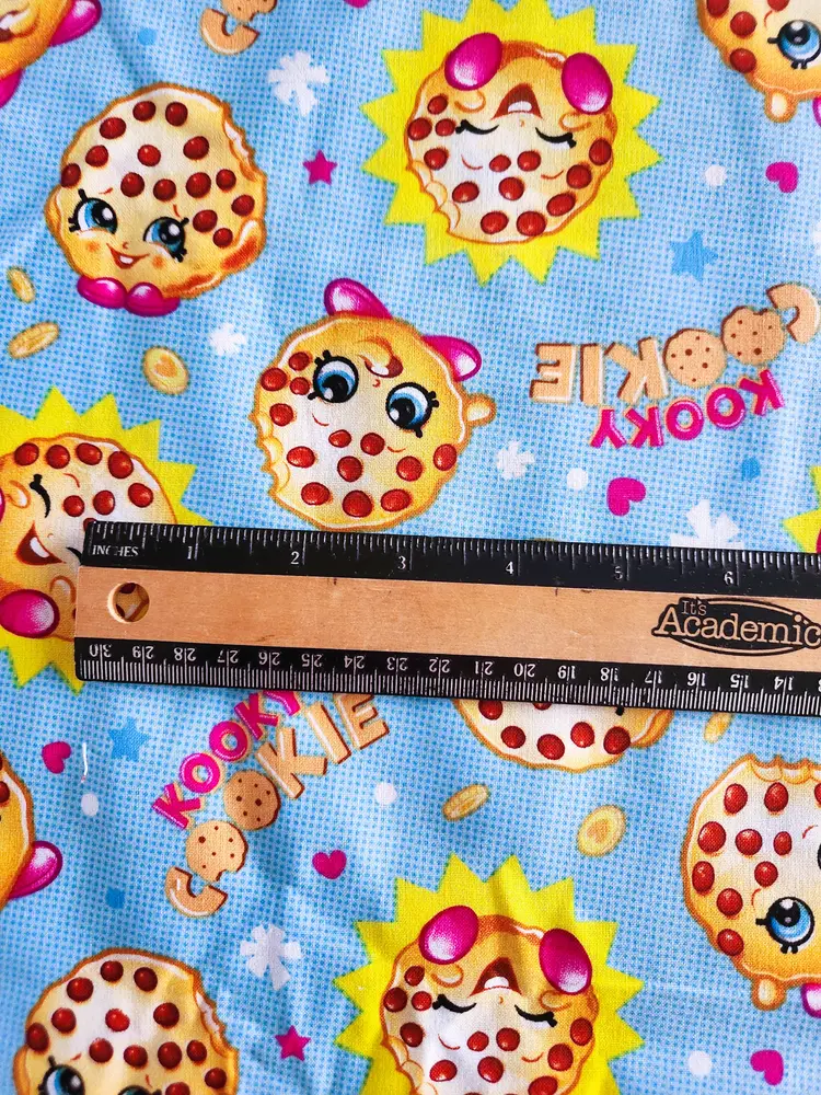 Shopkins Kooky Cookie Cotton Sewing Fabric
