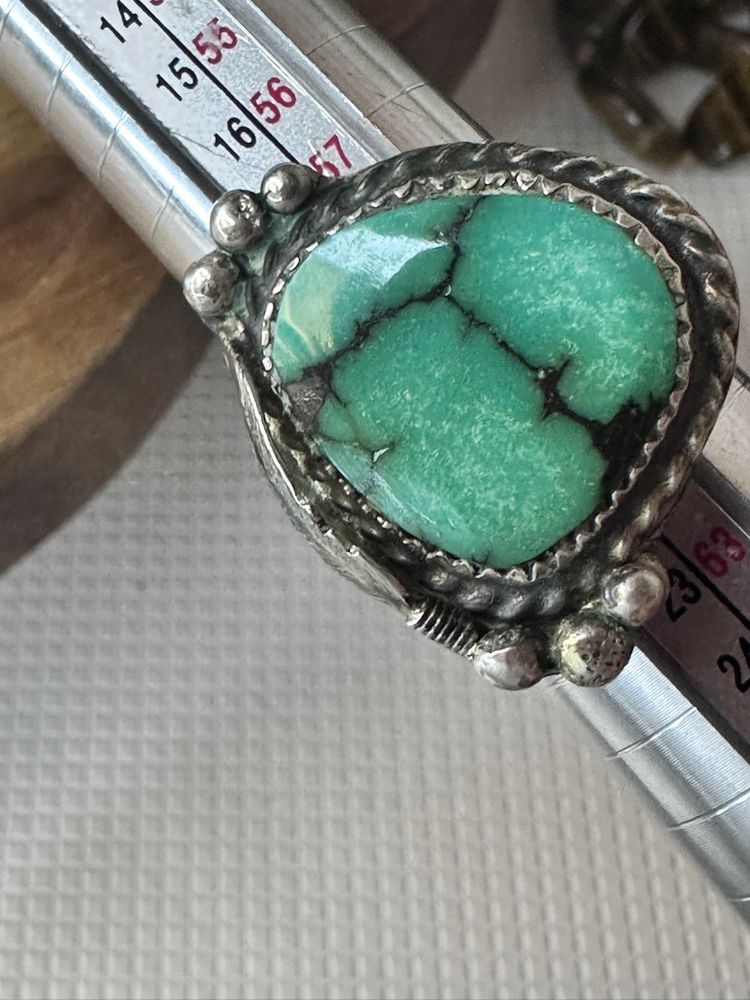 Turquoise Ring TestedSterling Silver Ring Size 9