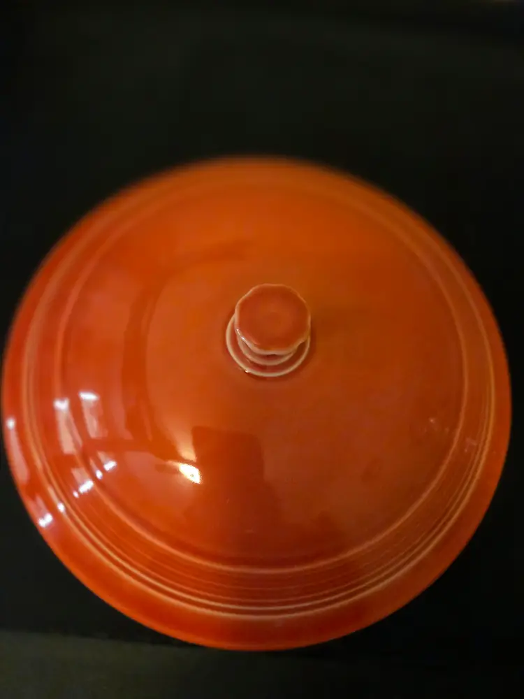 Fiestaware Casserole Dish With Lid Persimmon