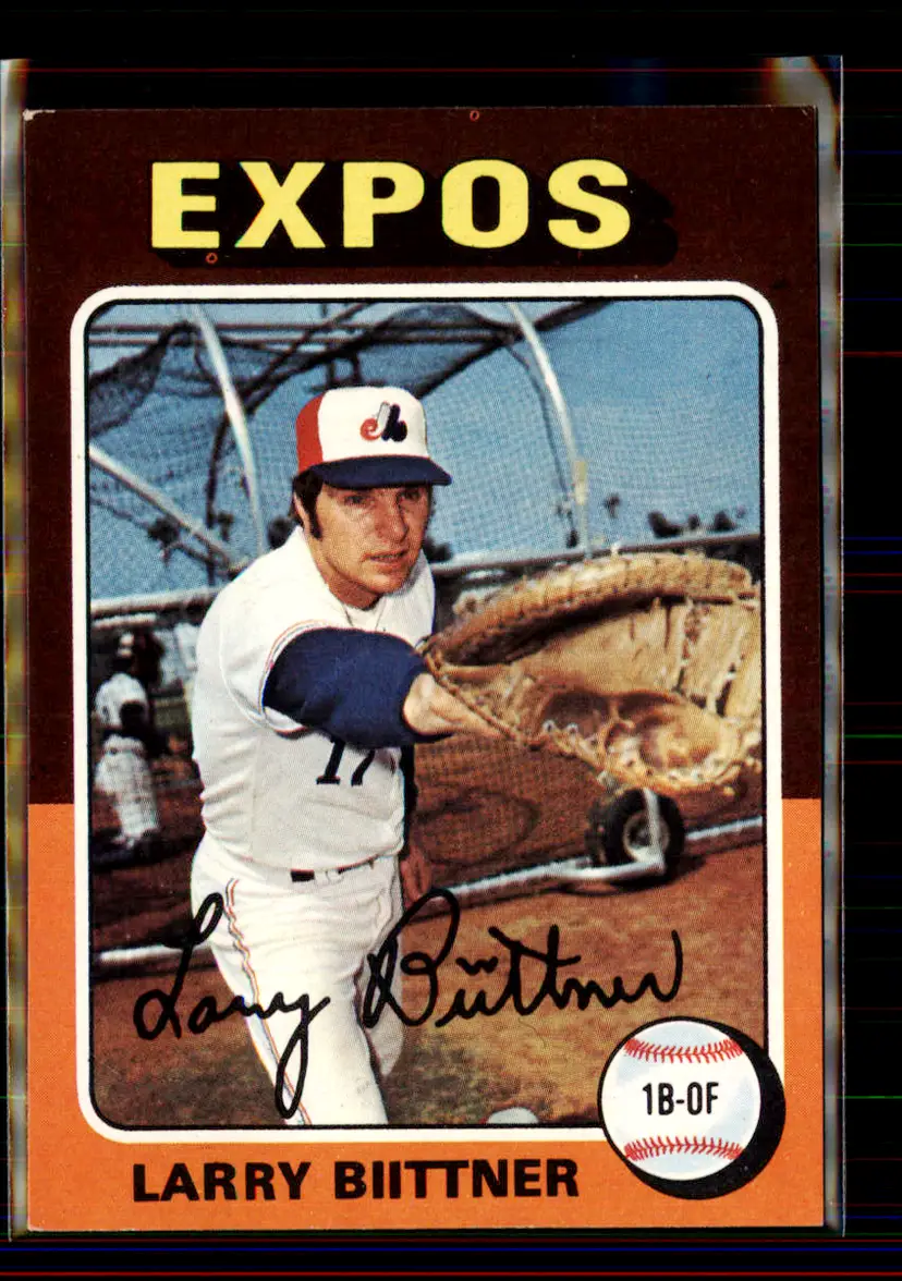Larry Biittner 1975 Topps #543 - Montreal Expos - (pk1-70)