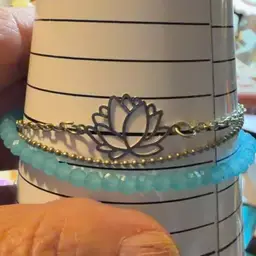 Blue Lotus Bracelet