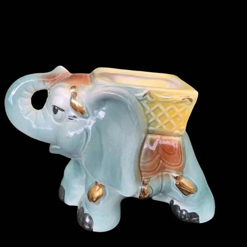Vintage Elephant Planter