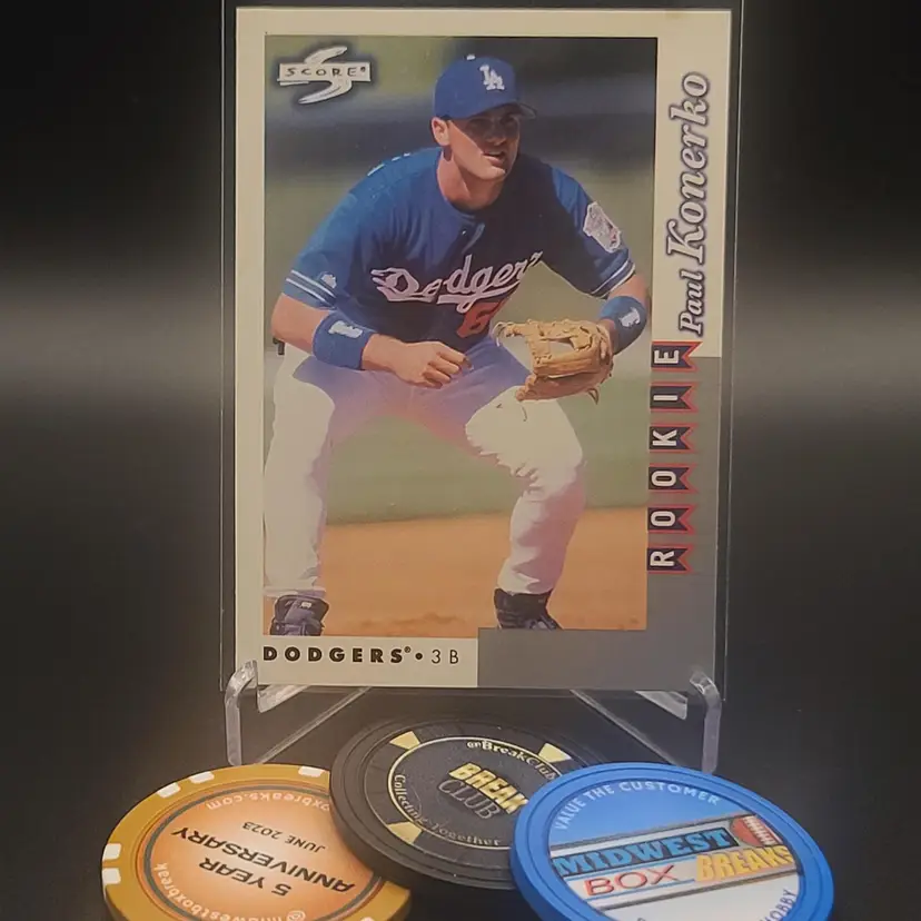 Paul Konerko 1998 Score Baseball Rookie Card # RT250 Los Angeles Dodgers Baseball Card