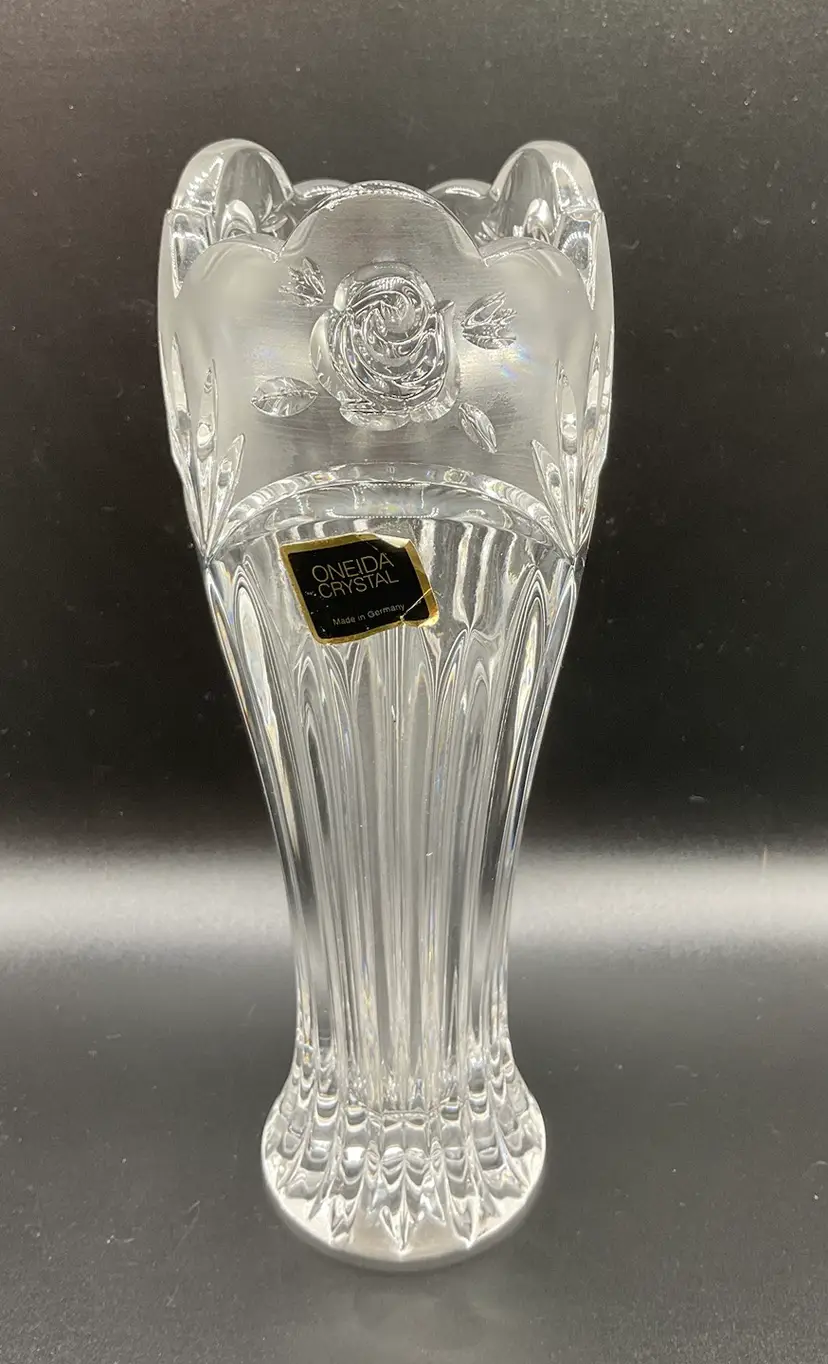 Oneida Crystal Bud Vase