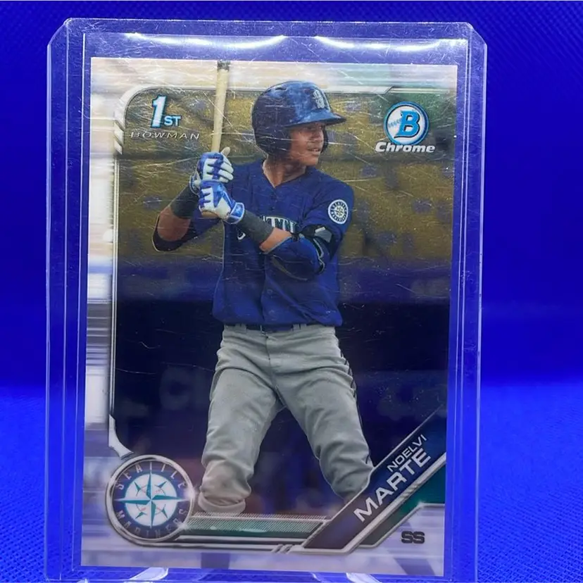 2019 Bowman Chrome Prospects Noelvi Marte 1st