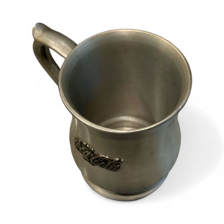 1980s Enjoy Coca Cola Pewter Mug