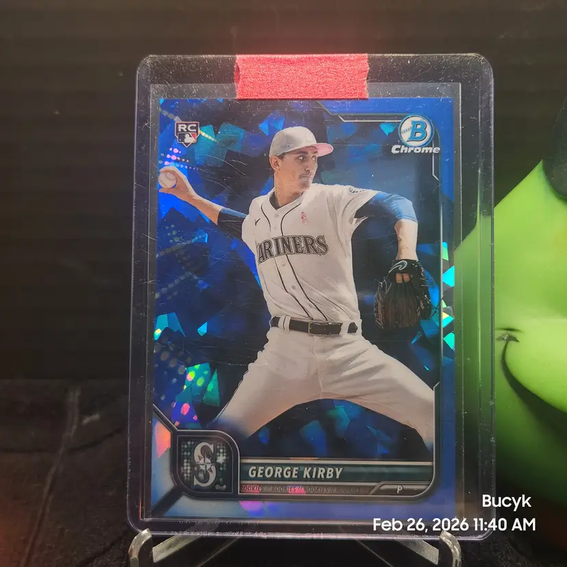 2022 Bowman Chrome Sapphire - George Kirby Seattle Mariners