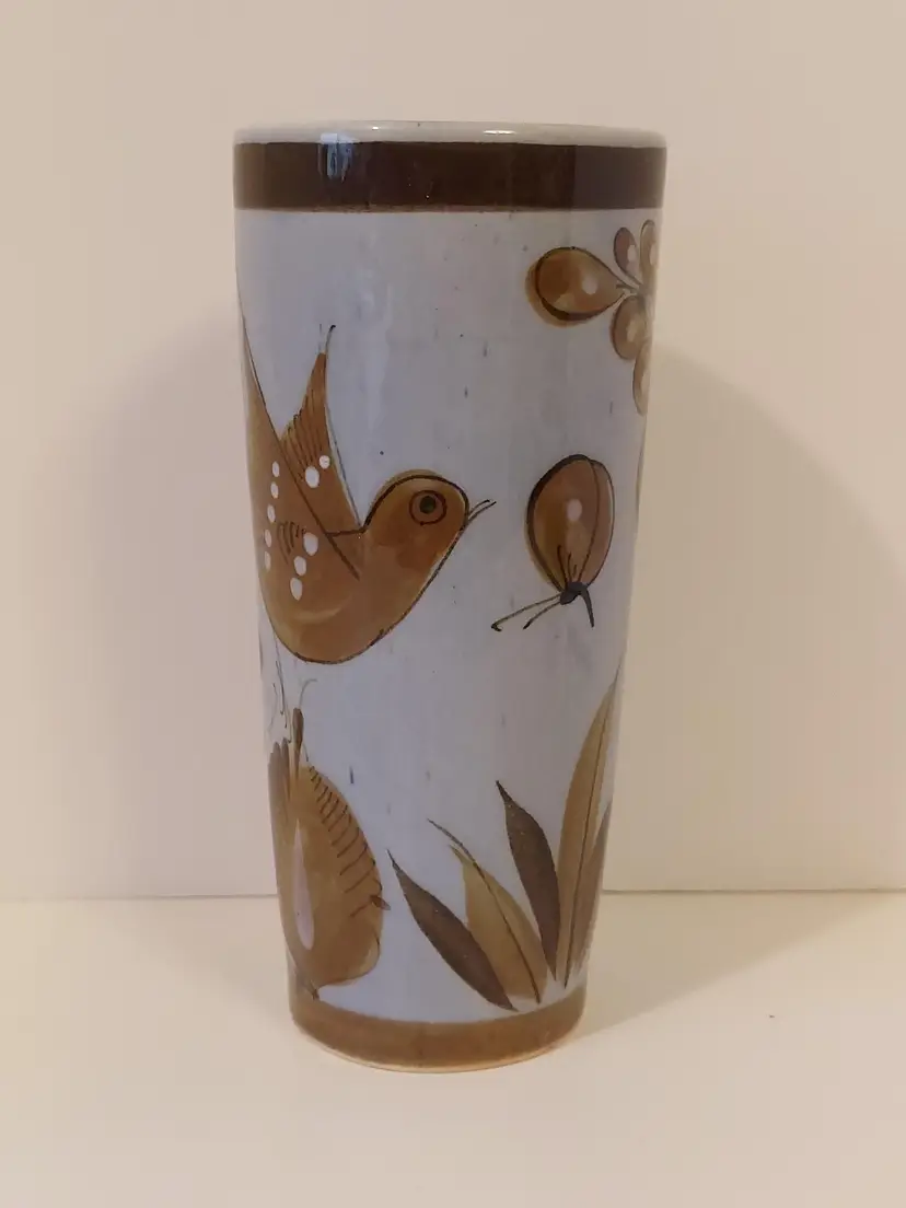 Tonala Mexican Pottery Cup 6 Inches