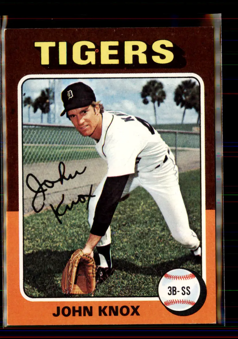 John Knox 1975 Topps #546 - Detroit Tigers - (pk1-72)