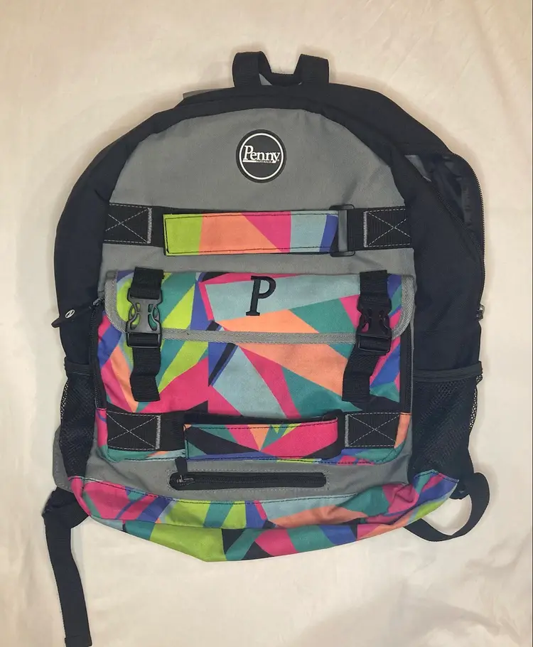 Penny Australia Skateboard Travel Slater Backpack Rucksack Multi-color Graffiti