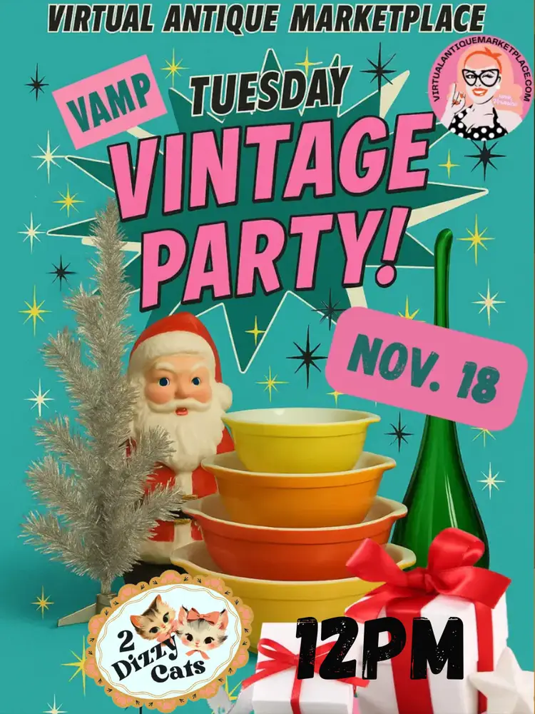 Tuesday Vintage Party with 2 Dizzy Cats 