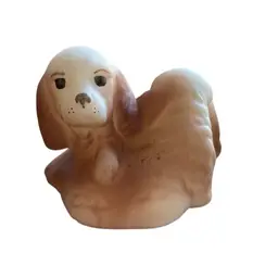 Fenton Spaniel Twins Figurine