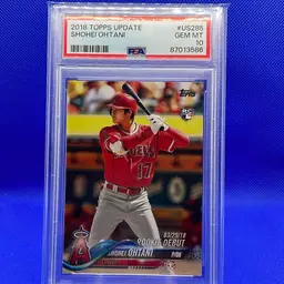 2018 Topps Update Shohei Ohtani Rookie Debut RC PSA 10 Los Angeles Dodgers