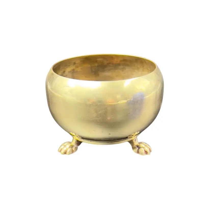 Brass Planter Trinket Dish 3 Claw Foot