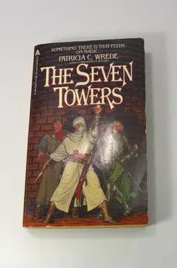 Vintage 'The Seven Towers' Patricia Wrede Paperback Ace Books 1984