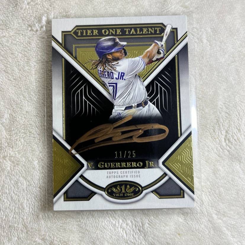2023 Topps Tier One Vladimir Guerrero Jr. Gold Auto /25 