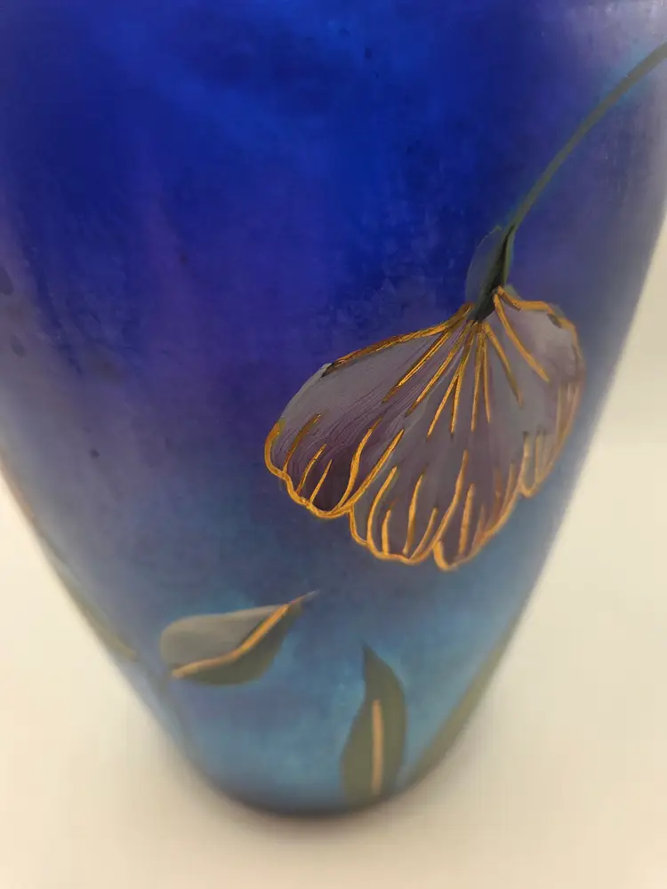 Fenton Signed Favrine Vase