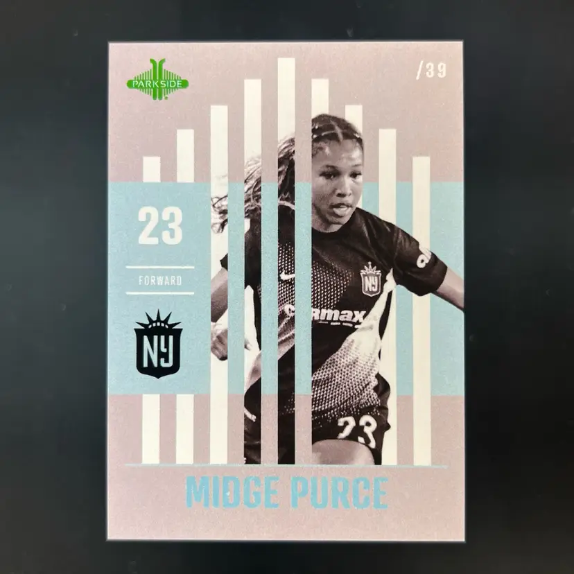 Midge Purce 2025 Parkside NWSL Vol 2 Goal /39 Gotham FC Soccer Card