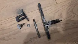 Depth stop, fence, rod, and all relevant screws for Stanley 78 Rabbet Plane