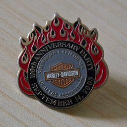 Harley-Davidson Lapel Pin Motorcycles Southern California 100th Anniversary Party 2003