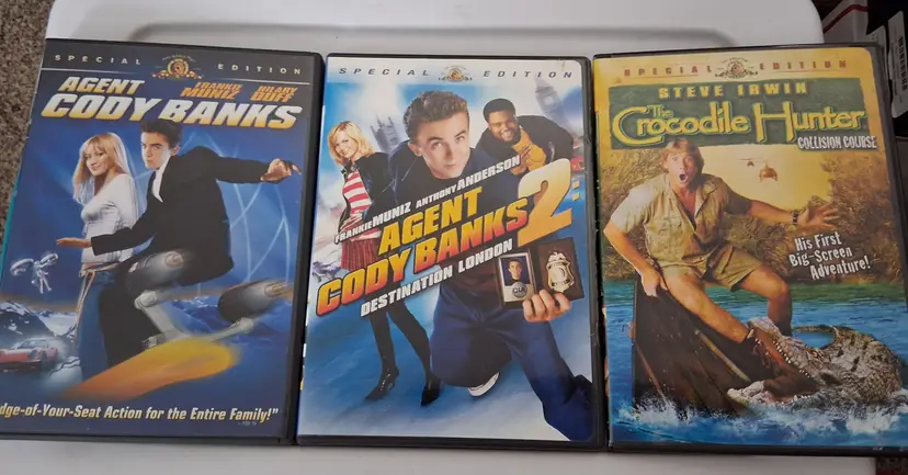 Agent Cody Banks & Crocodile Hunter DVD Set ~ Special Edition