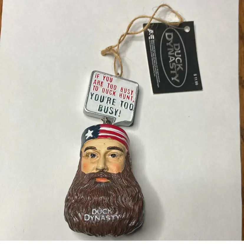Duck Dynasty If You Are Too Busy To Duck Hunt, You’re Too Busy! Ornament 4”