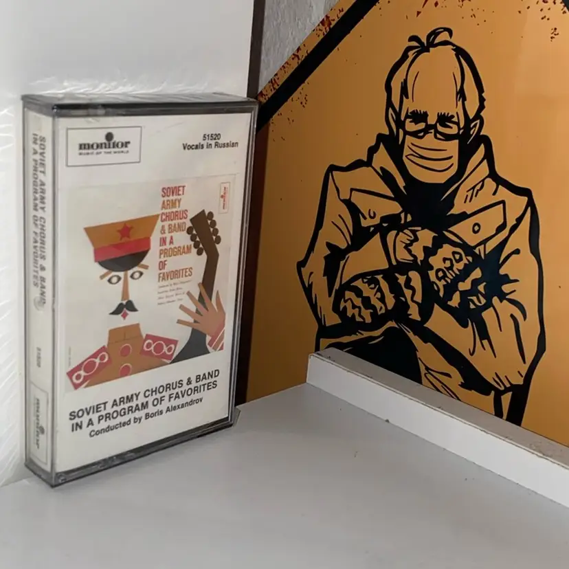 SOVIET ARMY CHORUS & BAND IN A PROGRAM OF FAVORITES Cassette Tape, New , Read Description