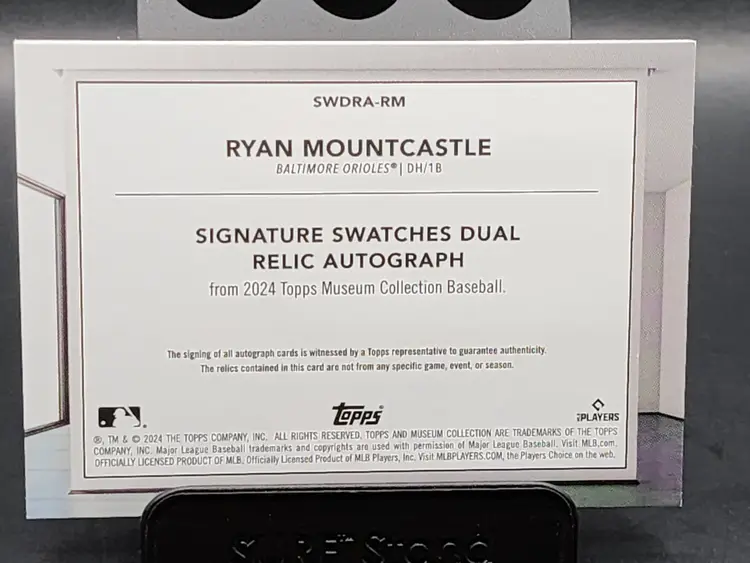 2024 Topps Museum Collection Ryan Mountcastle Auto /99