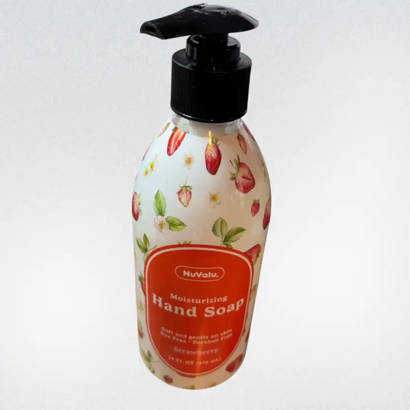 Nuvalu Moisturel, Soft And Gentle On Skin, Die Free, Pure And Free Strawberry 14 Fluid Ounces