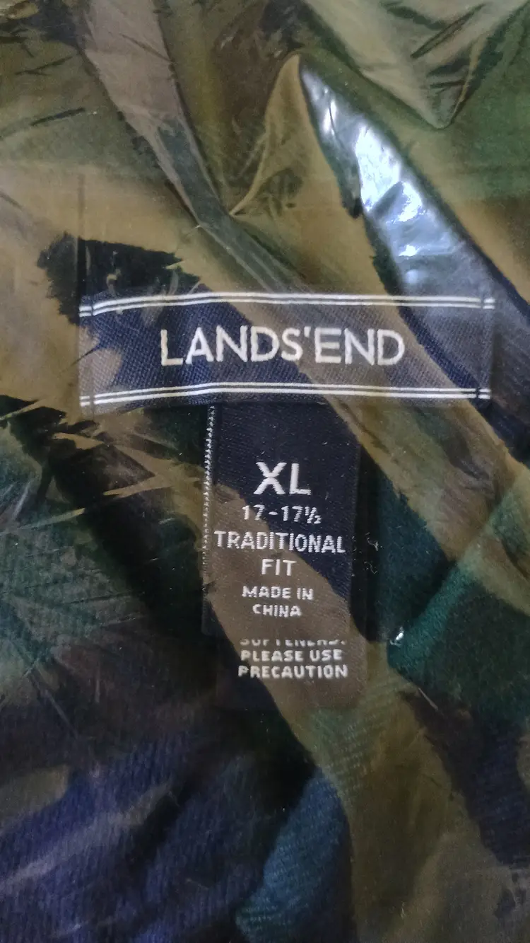 Brand New! Lands End XL Mens Shirt