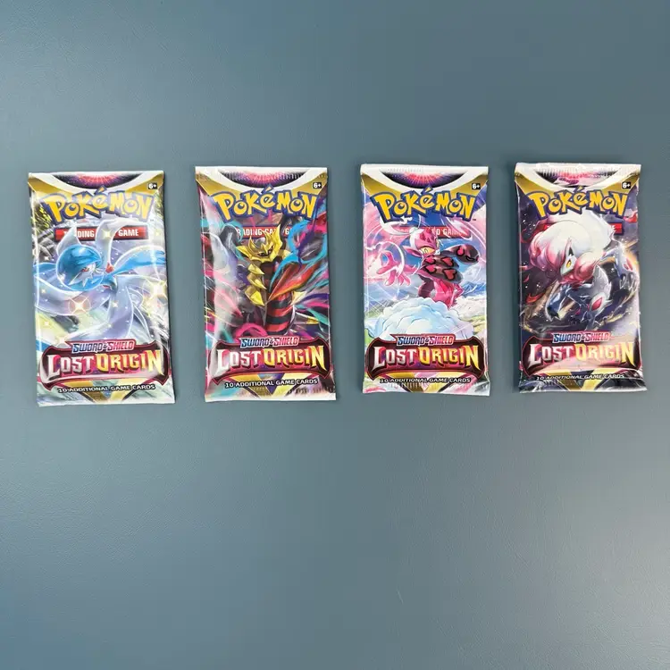 Pokemon Lost Origin Booster Packs Art Bundle x 4 packs Sword & Shield New Sealed