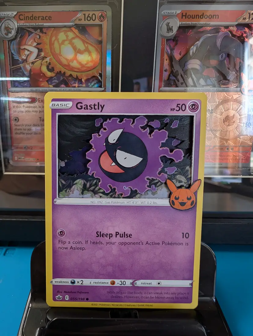 Gastly custom 3d art card