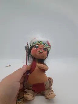 Vintage Annalee 1997 Big Feather Native American Male Mouse #309097  7 in