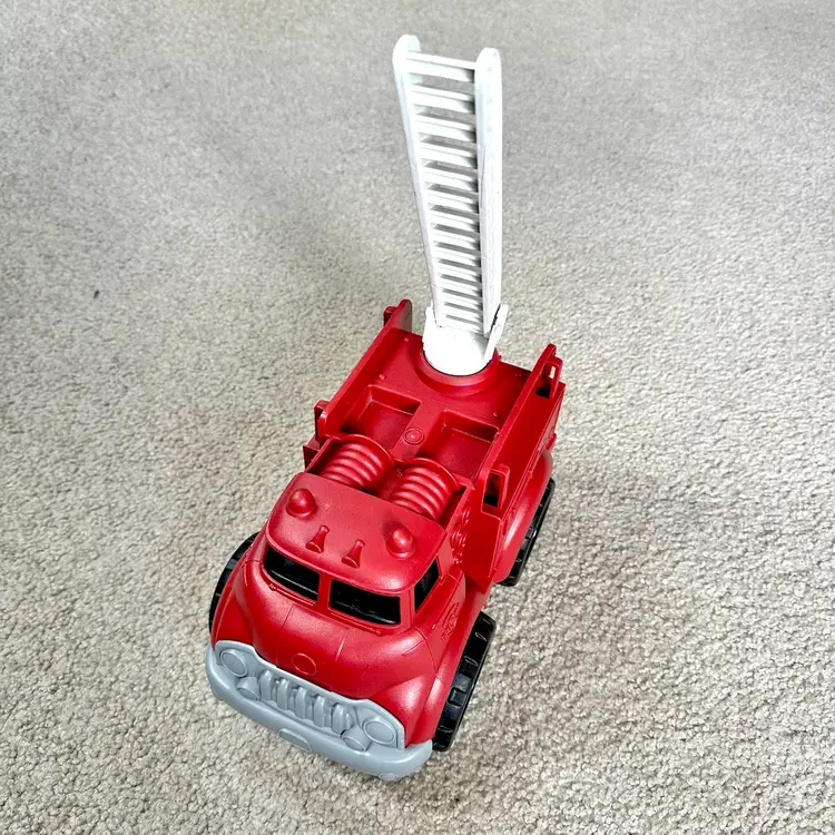 Green Toys Fire Department Aerial Ladder Truck - Made in USA