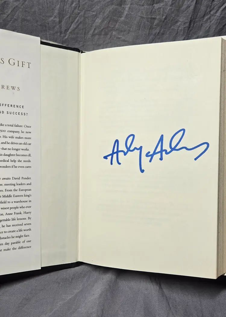 The Traveler's Gift Autographed Book Andy Andrews