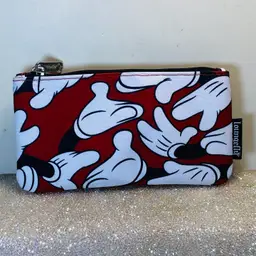 Disney LOUNGEFLY Mickey Mouse Make Up Bag. 8x5”