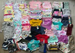 137 Pieces - NWT Girls & Boys Summer Clothes from 0/3 to 24 months