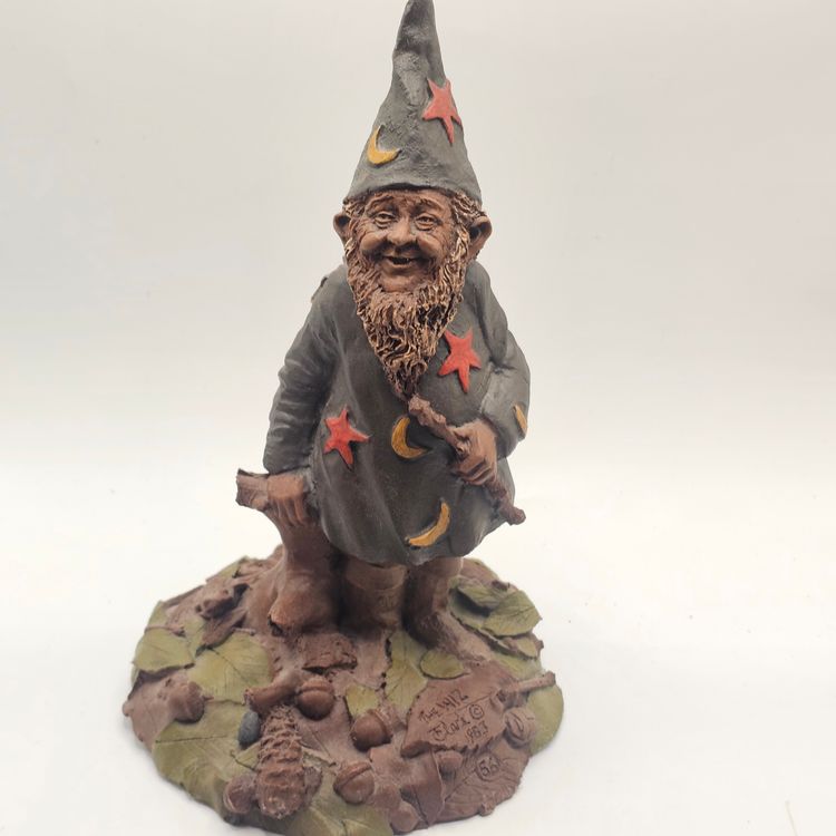 Tom Clark Gnome vintage the wiz wizard sculpture 1983